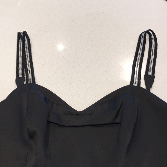 BCBG black satin dress - Picture 3 of 7